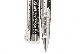 Ручка роллер S.T. Dupont White Knight 142030